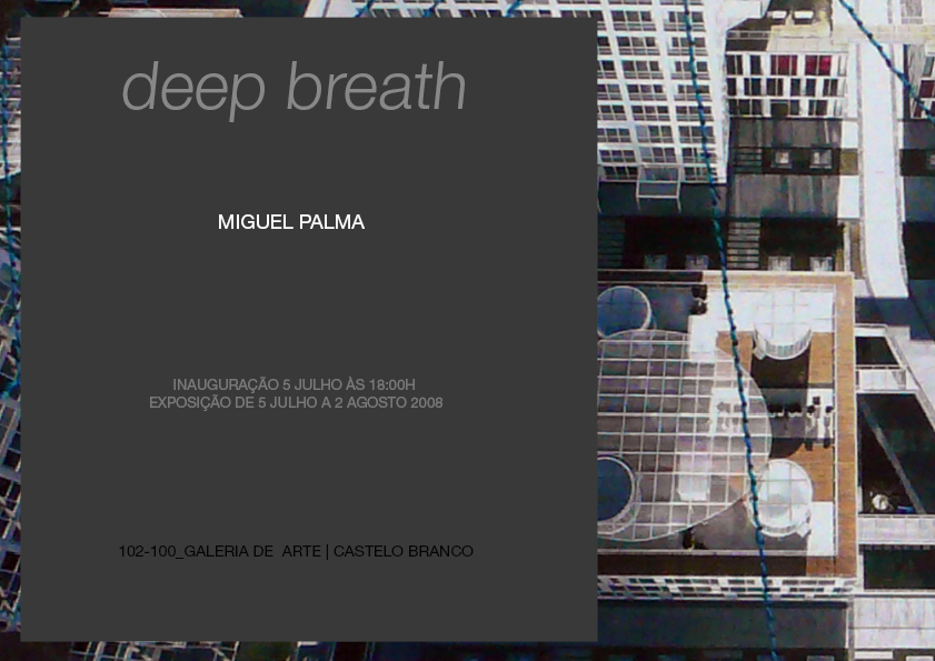 Miguel Palma - Deep Breath - GALERIA 102-100